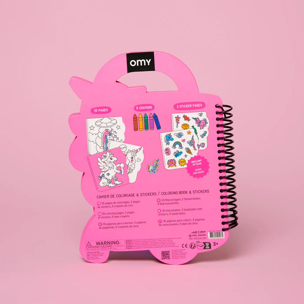 Super livre de coloriage et d'autocollants - Lily