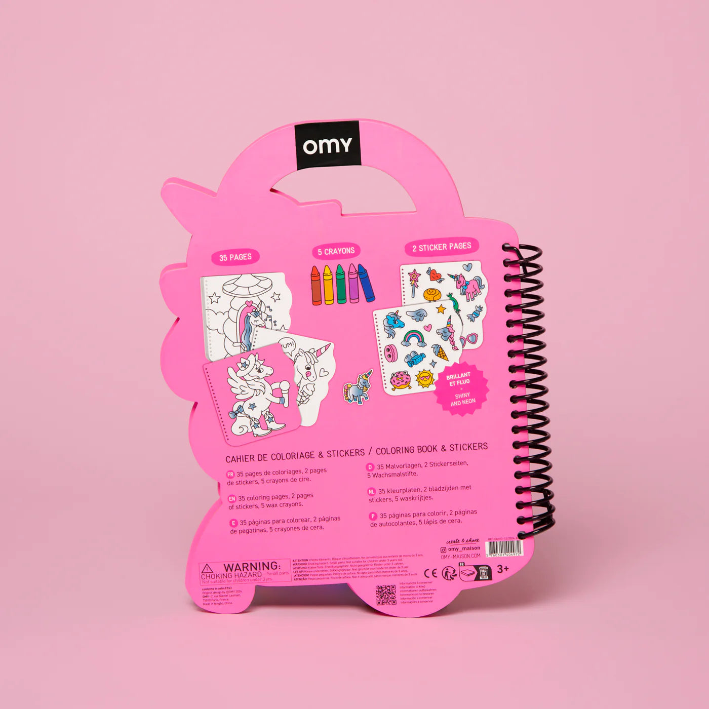 Super livre de coloriage et d'autocollants - Lily