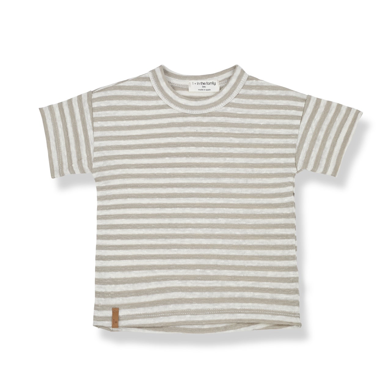 T-shirt Cesar à rayures beige-ivory