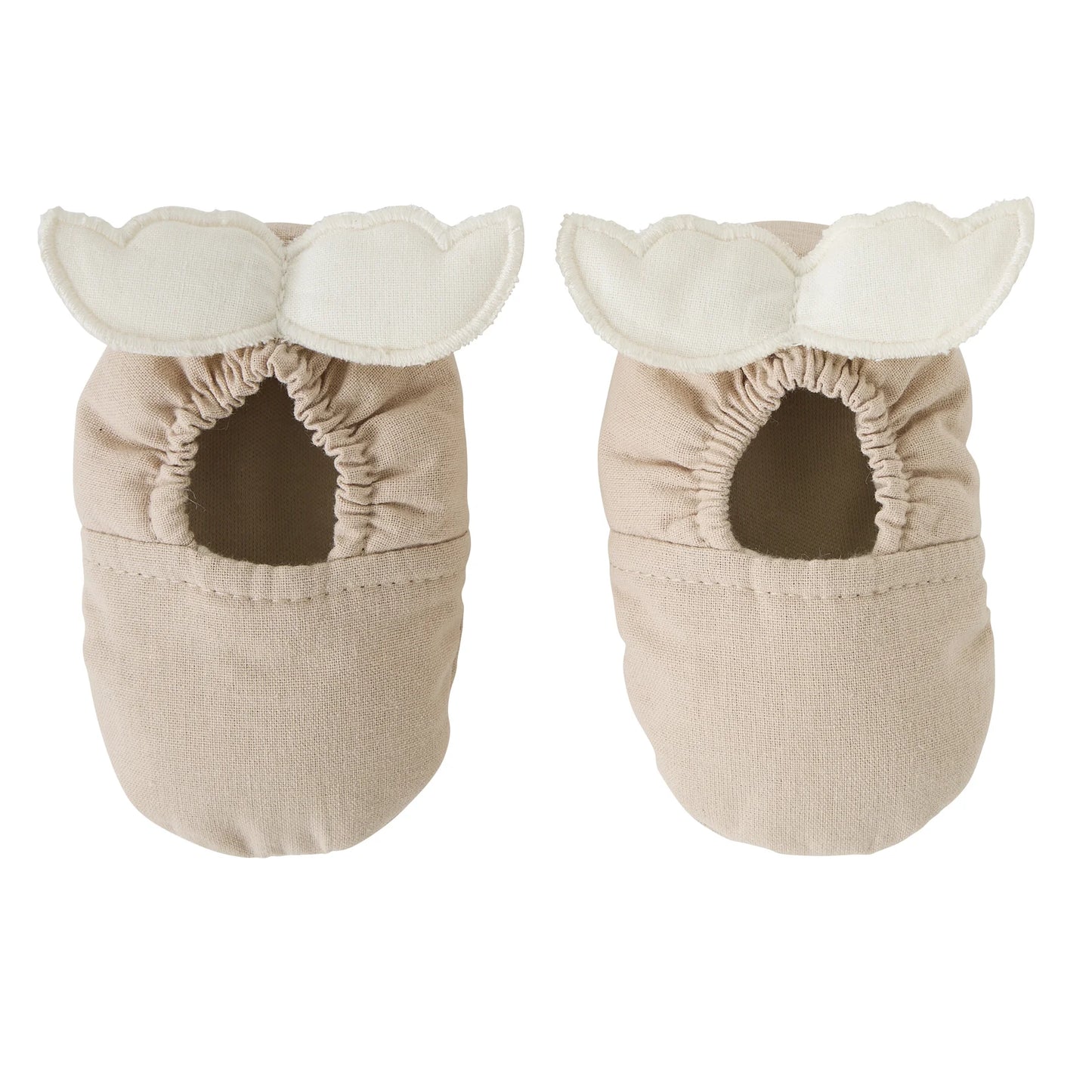 Chaussons avec ailes d'ange - biscuit