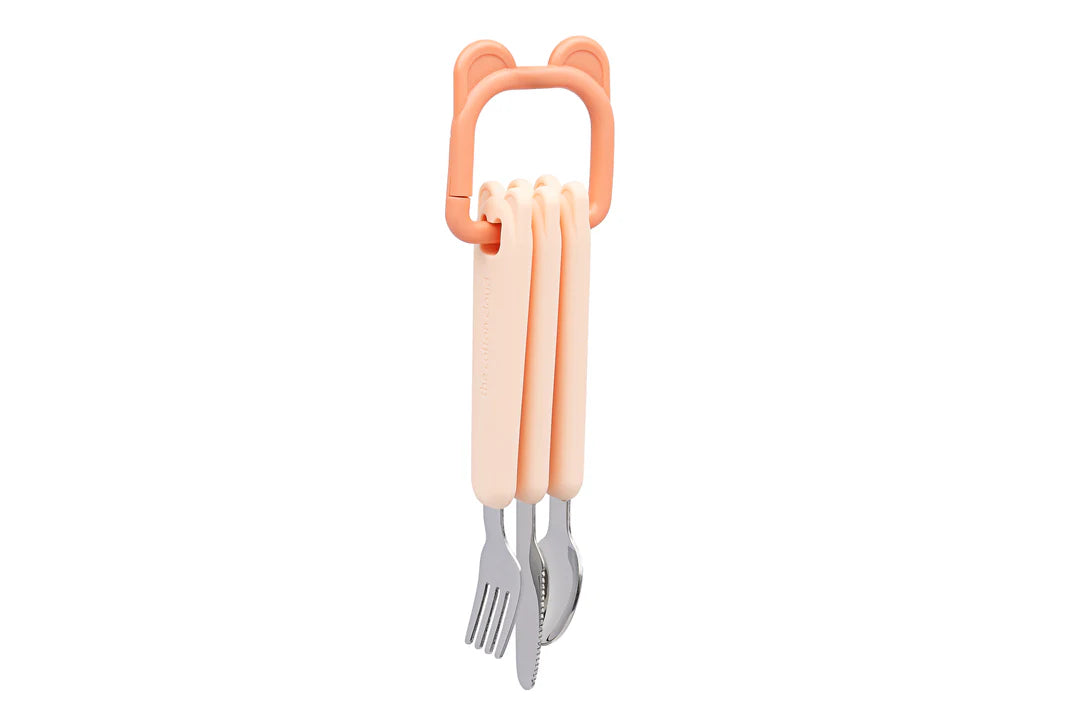Ensemble de couverts en acier TANGERINE