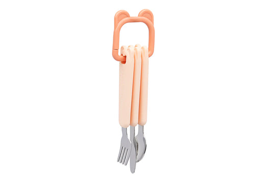 Ensemble de couverts en acier TANGERINE