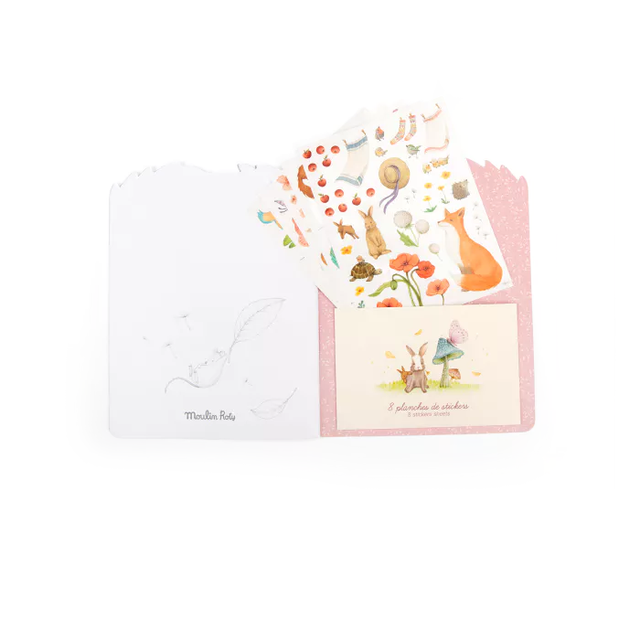 Cahier de stickers - Les Rosalies
