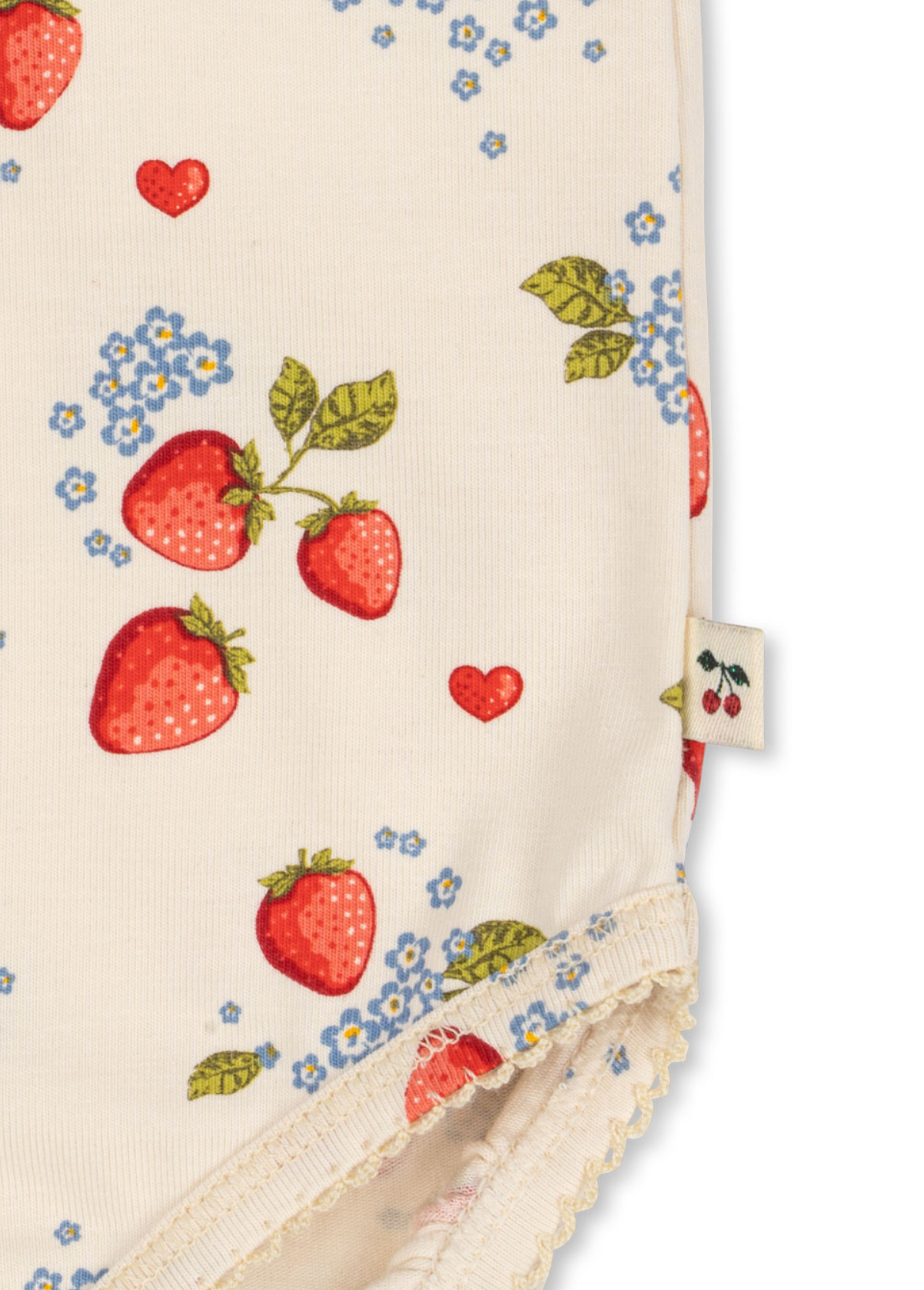 Body manches courtes - fraise