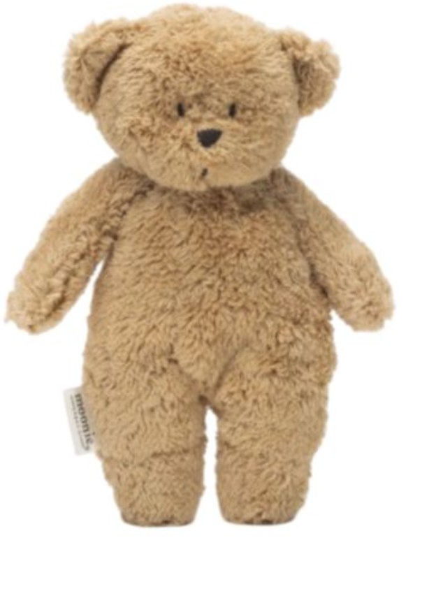 Moonie Petit ours sensoriel bio cappuccino