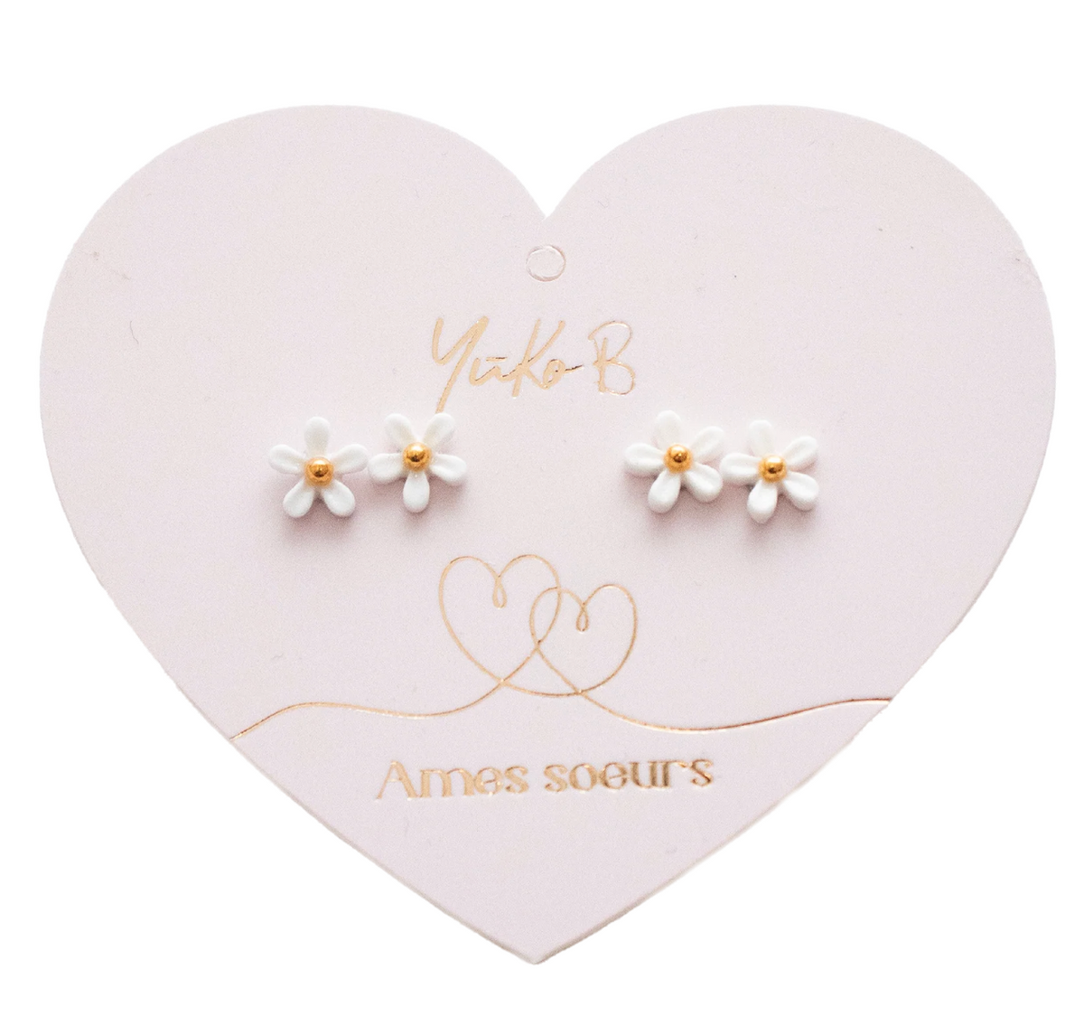 Duo boucles d'oreilles - Âmes sœurs - Yuko B