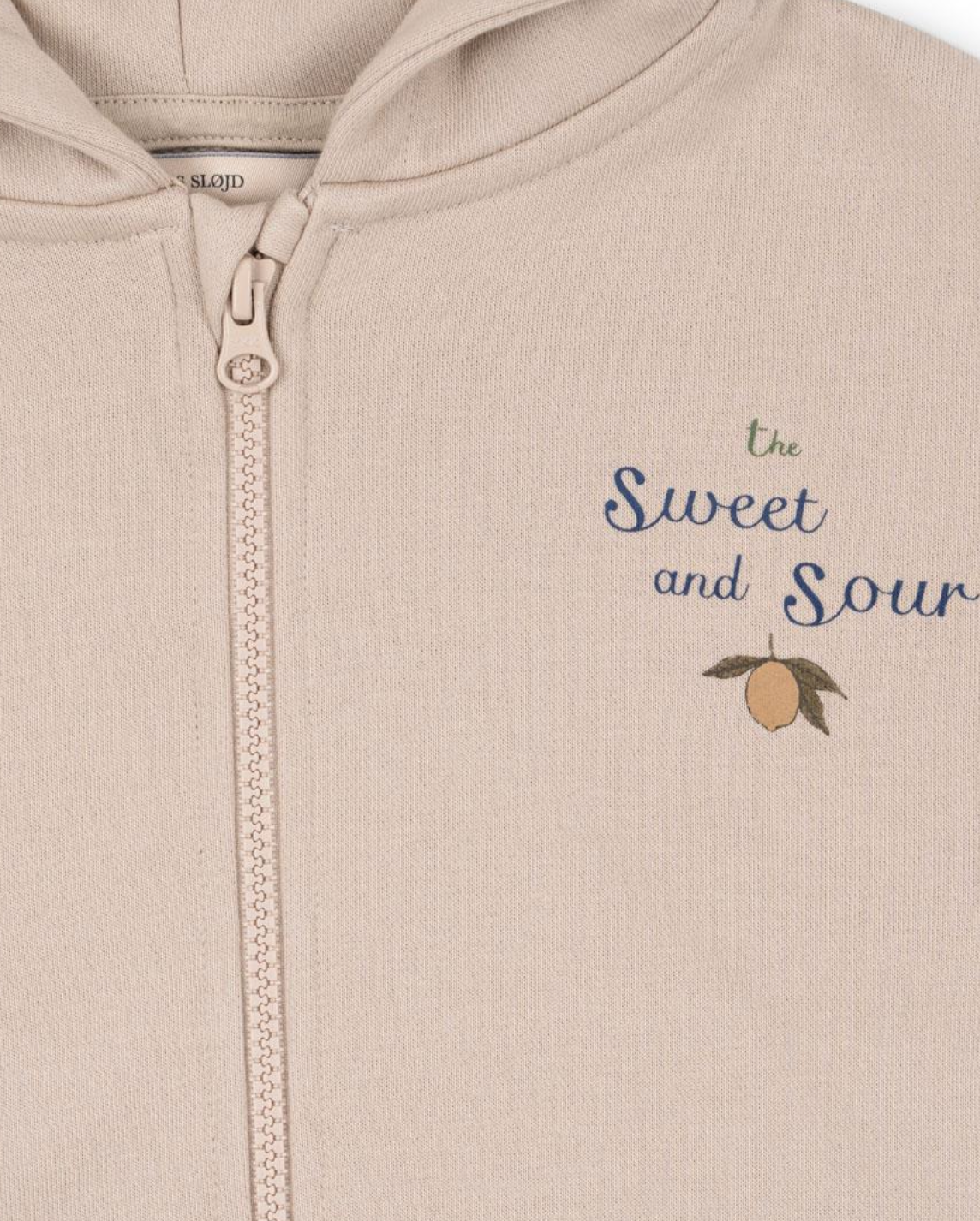 Sweat à zip - Lou - lemon