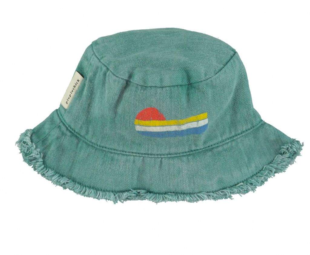 Chapeau bob vert