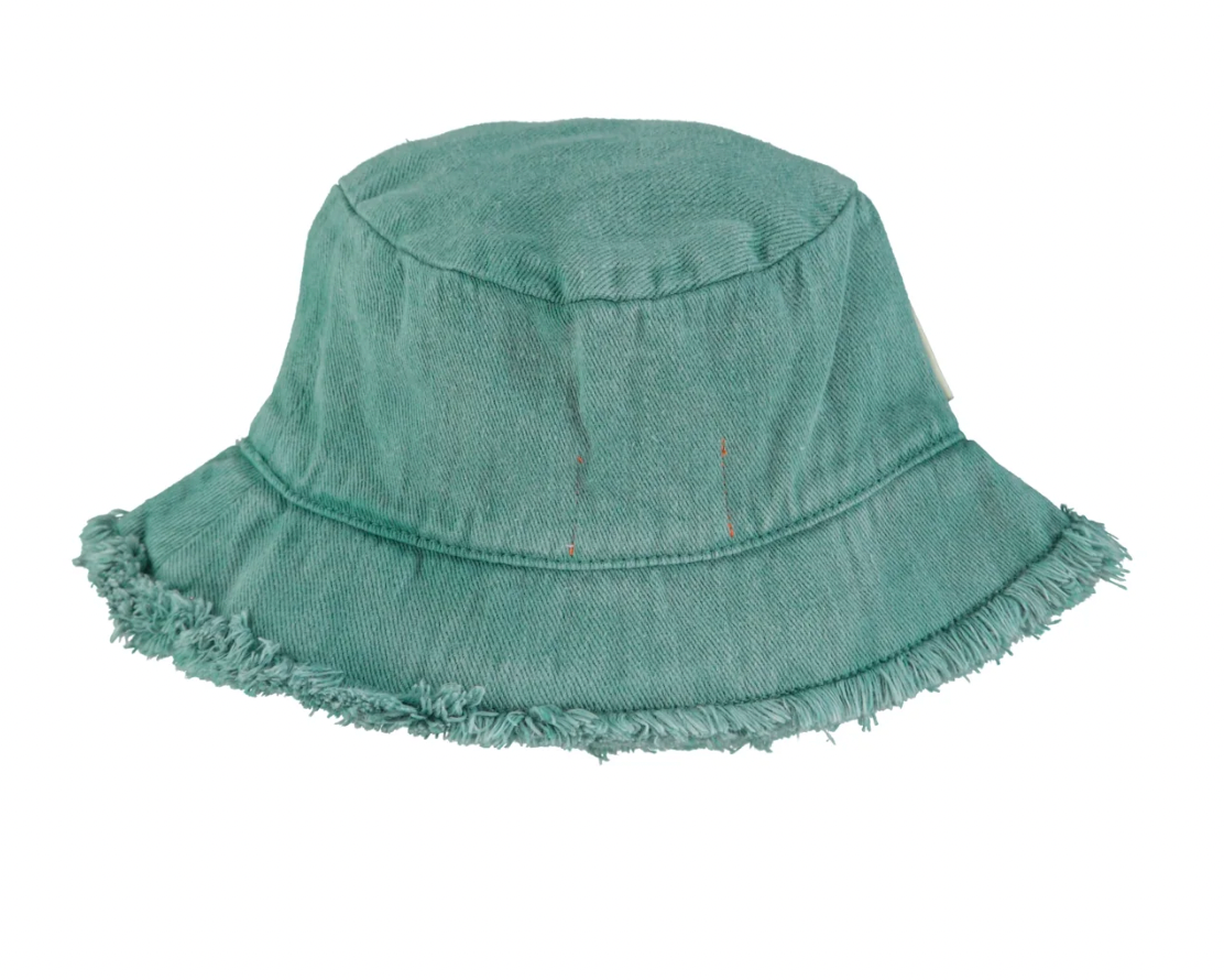 Chapeau bob vert