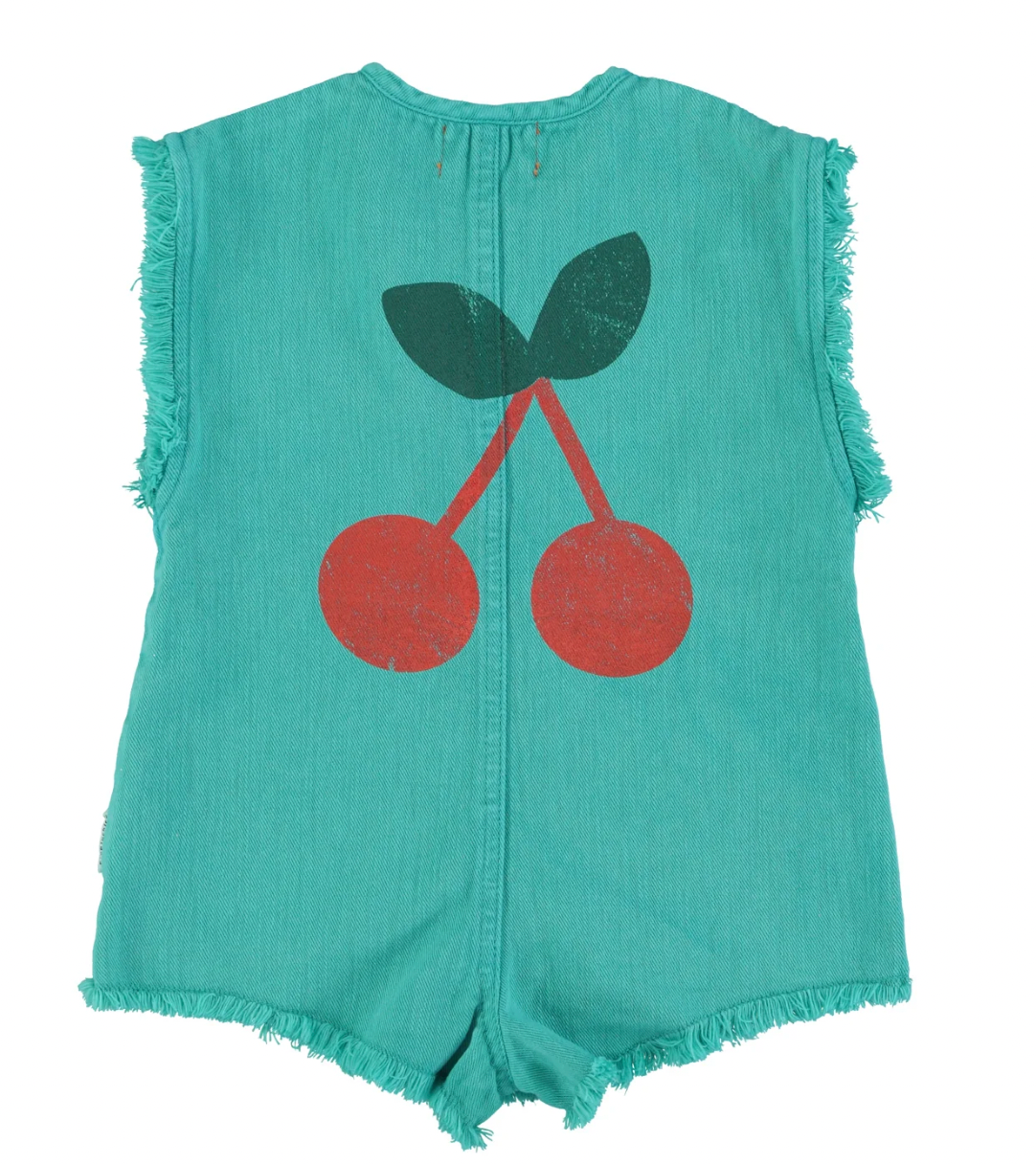 Combinaison short turquoise - Cerise