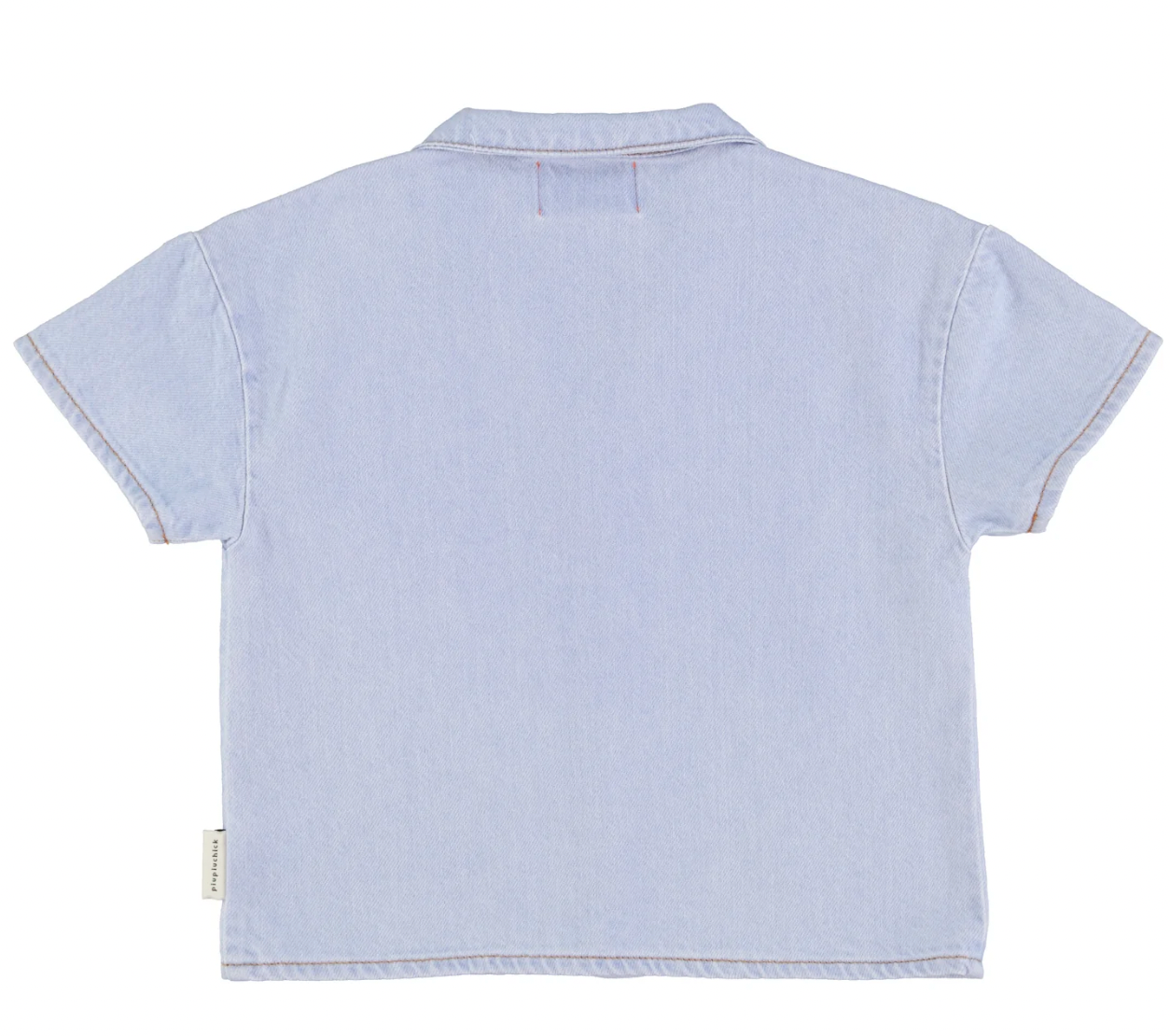 Chemise hawaïenne denim bleu