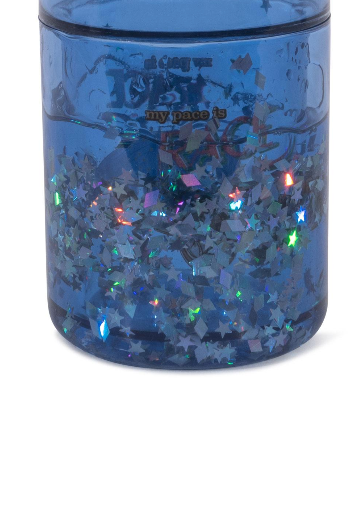 Gobelets paillettes - blue mix