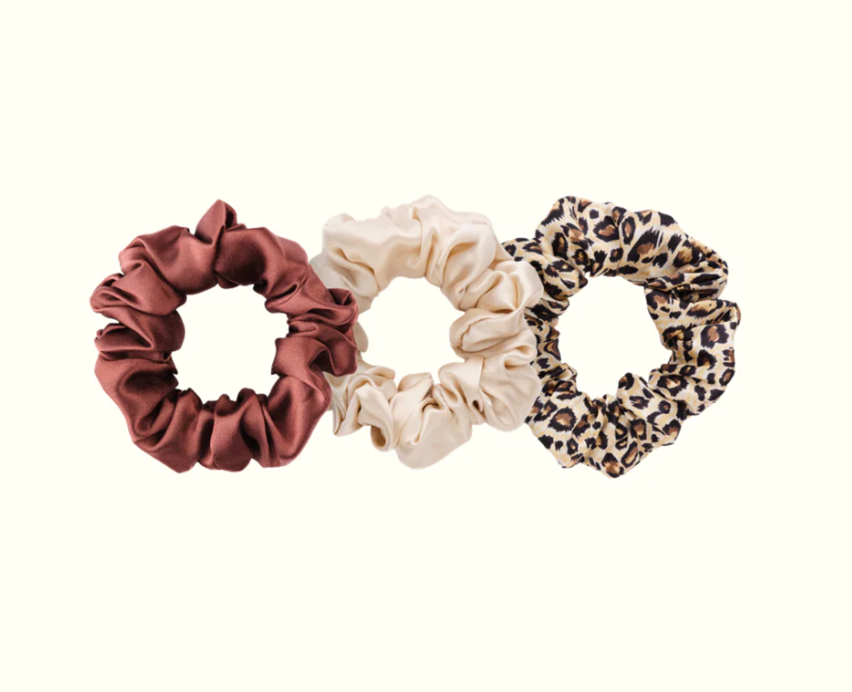 Trio de chouchous (champagne, léopard, moka) - le moyen