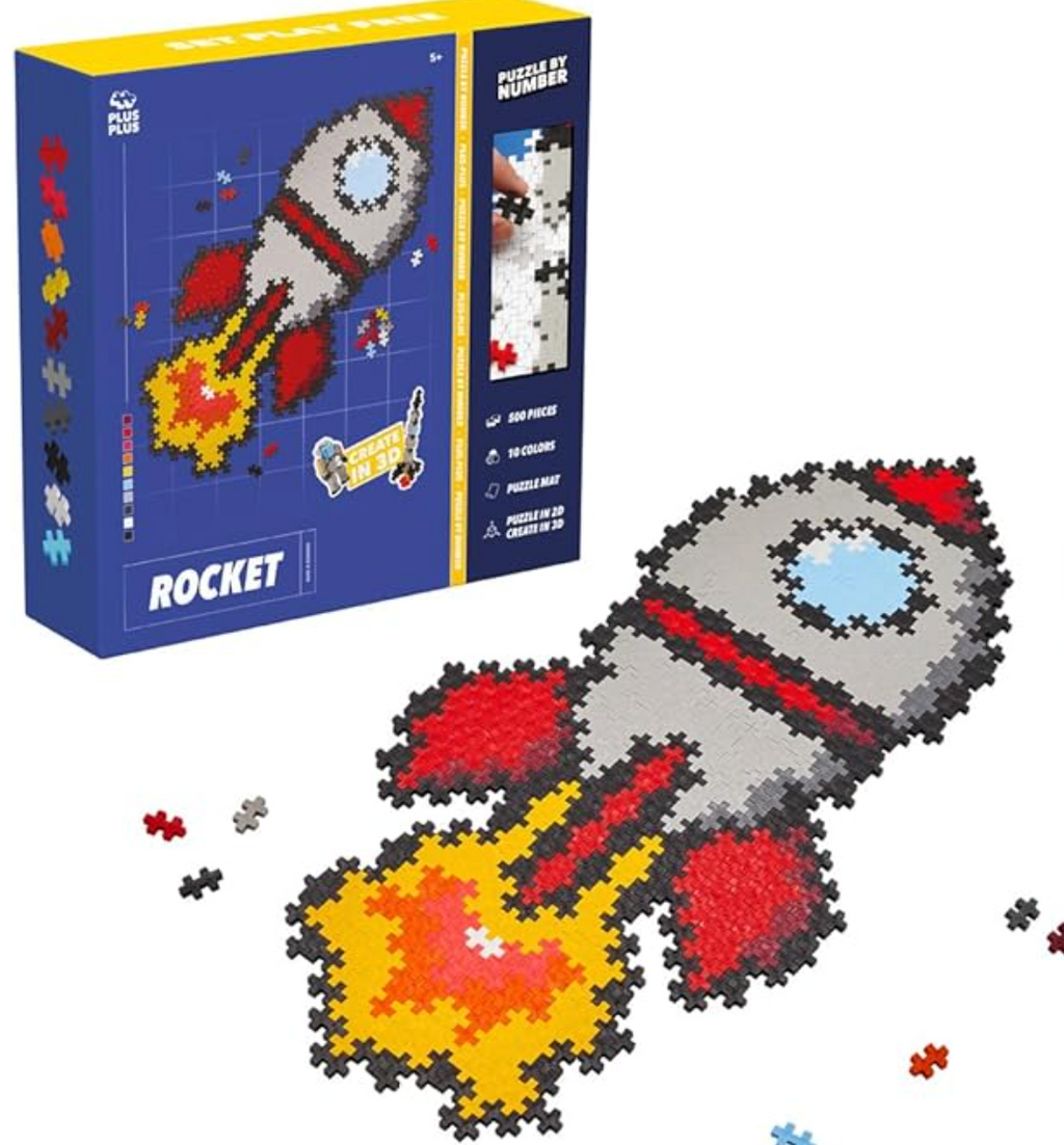 Puzzle Fusée Plus plus