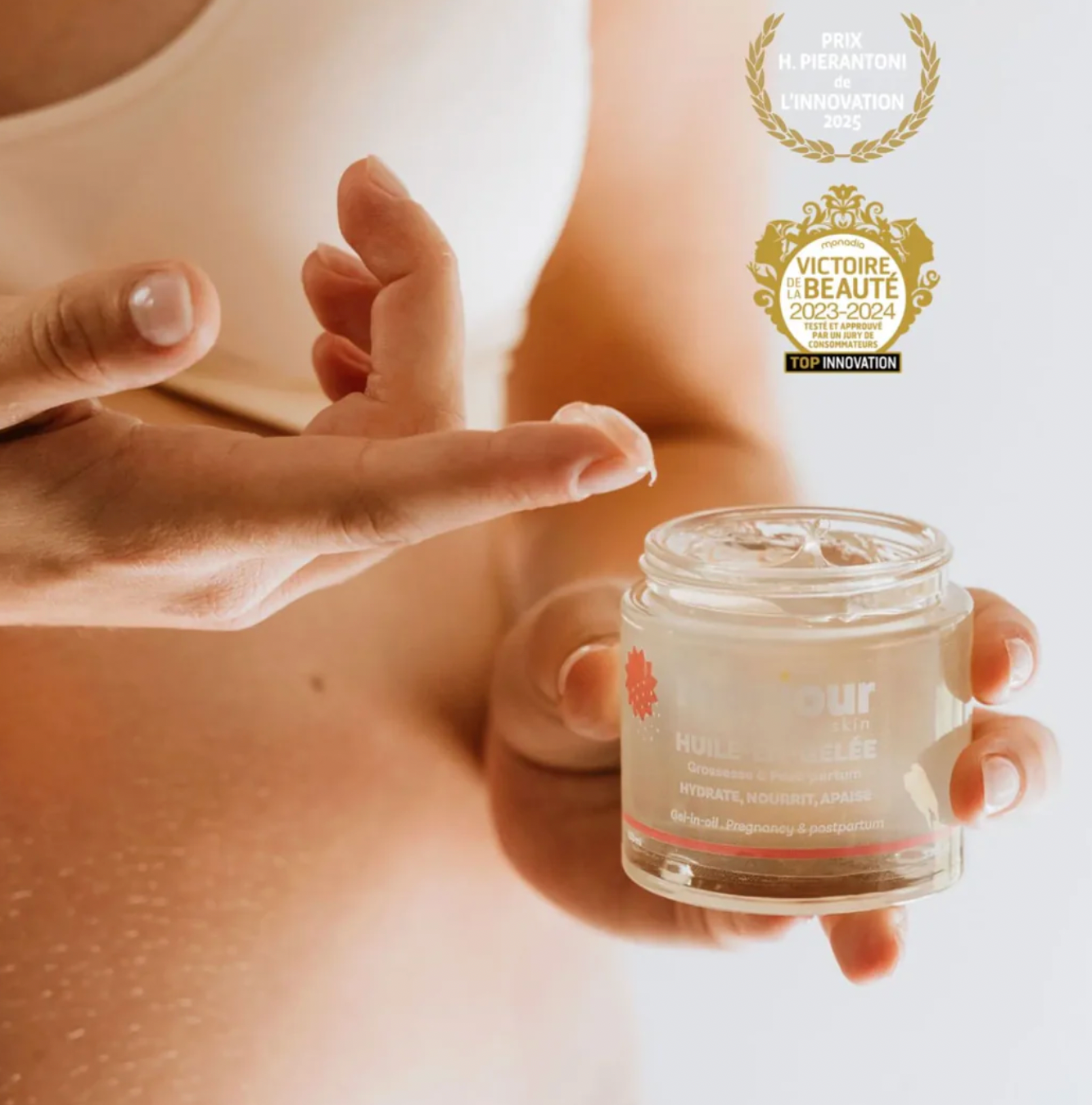 Huile-en-gelée - Soin grossesse & post-partum 100ml