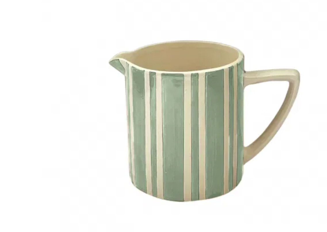 pichet rayures matcha