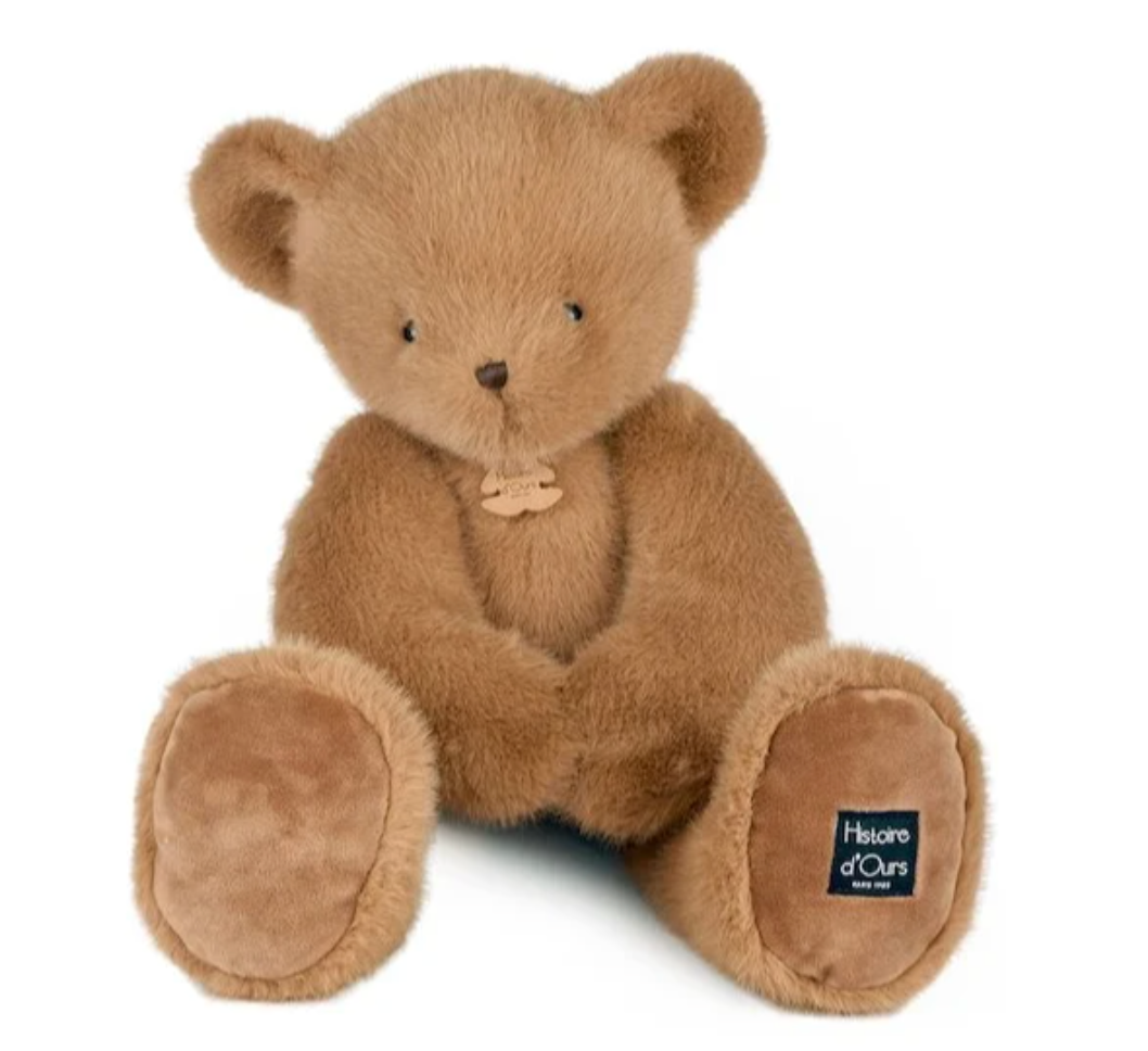 Ours Clémentin Praline Cacahuète de 38cm