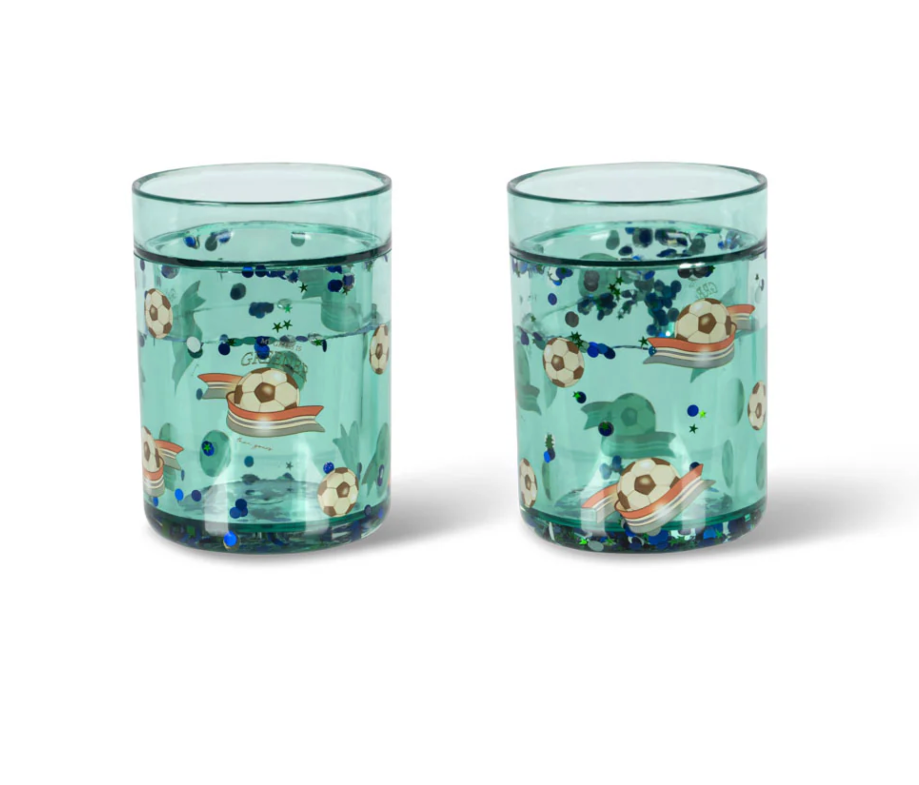 Lot de 2 gobelets pailletés kick it