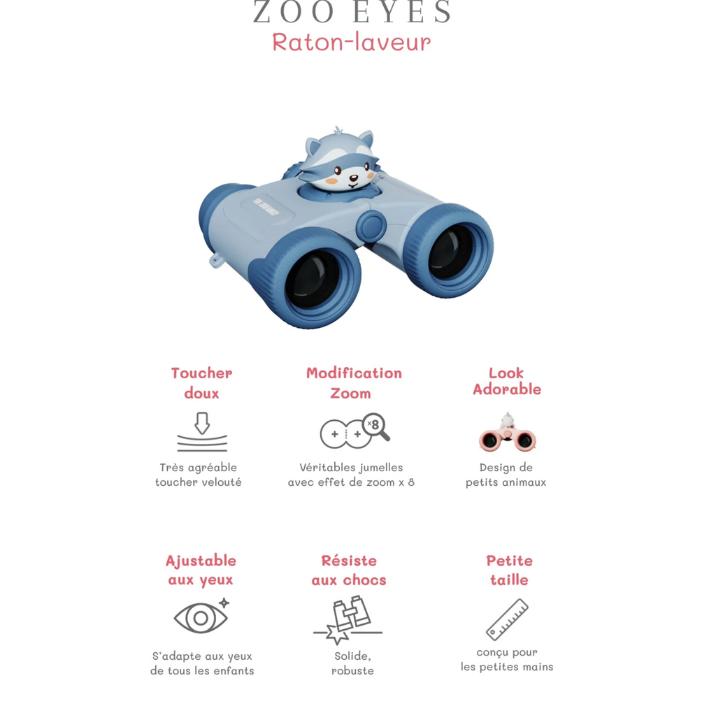 Jumelles Zoo Eyes Raton laveur