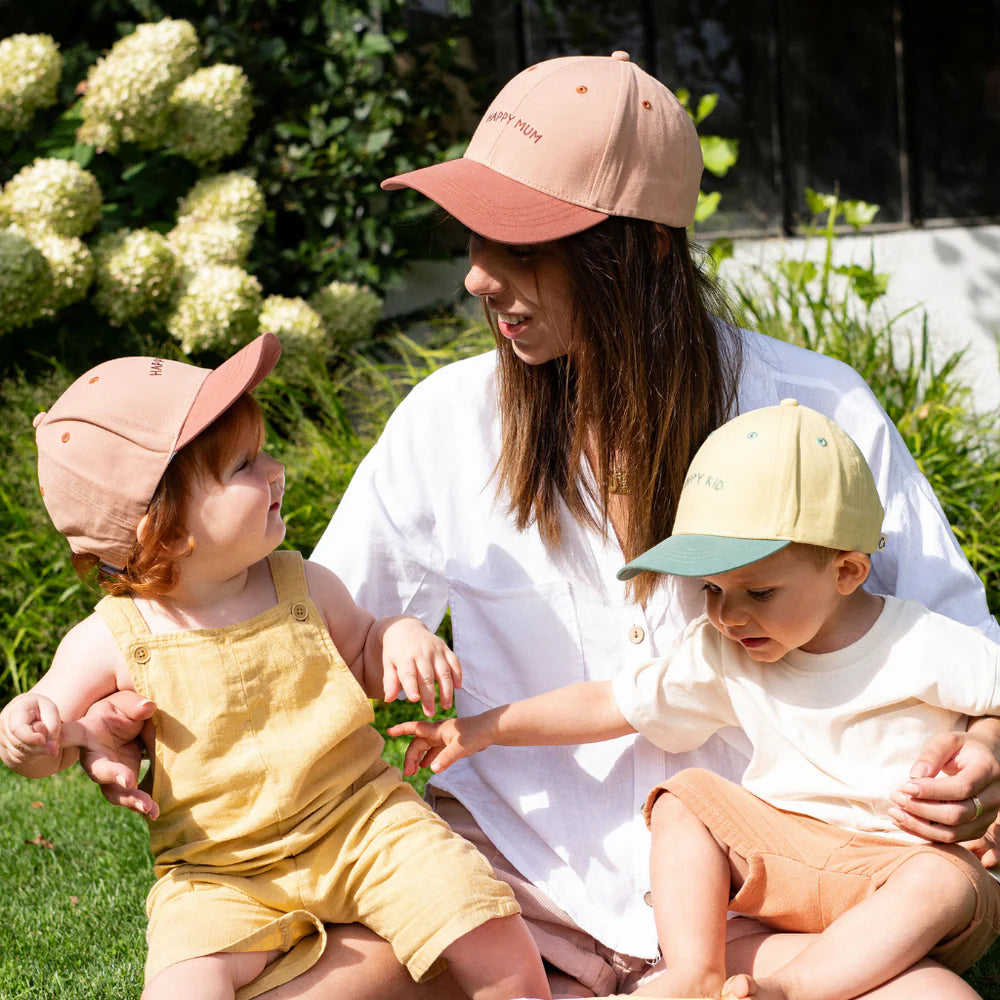 CASQUETTE HAPPY KID JAUNE