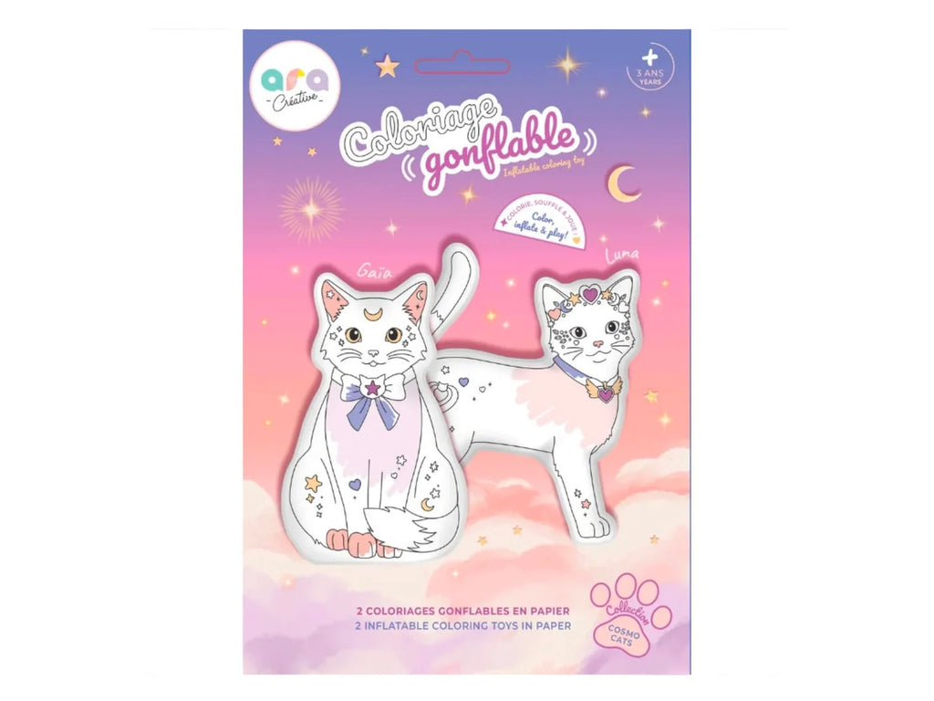 Coloriages gonflables Cosmo Cats