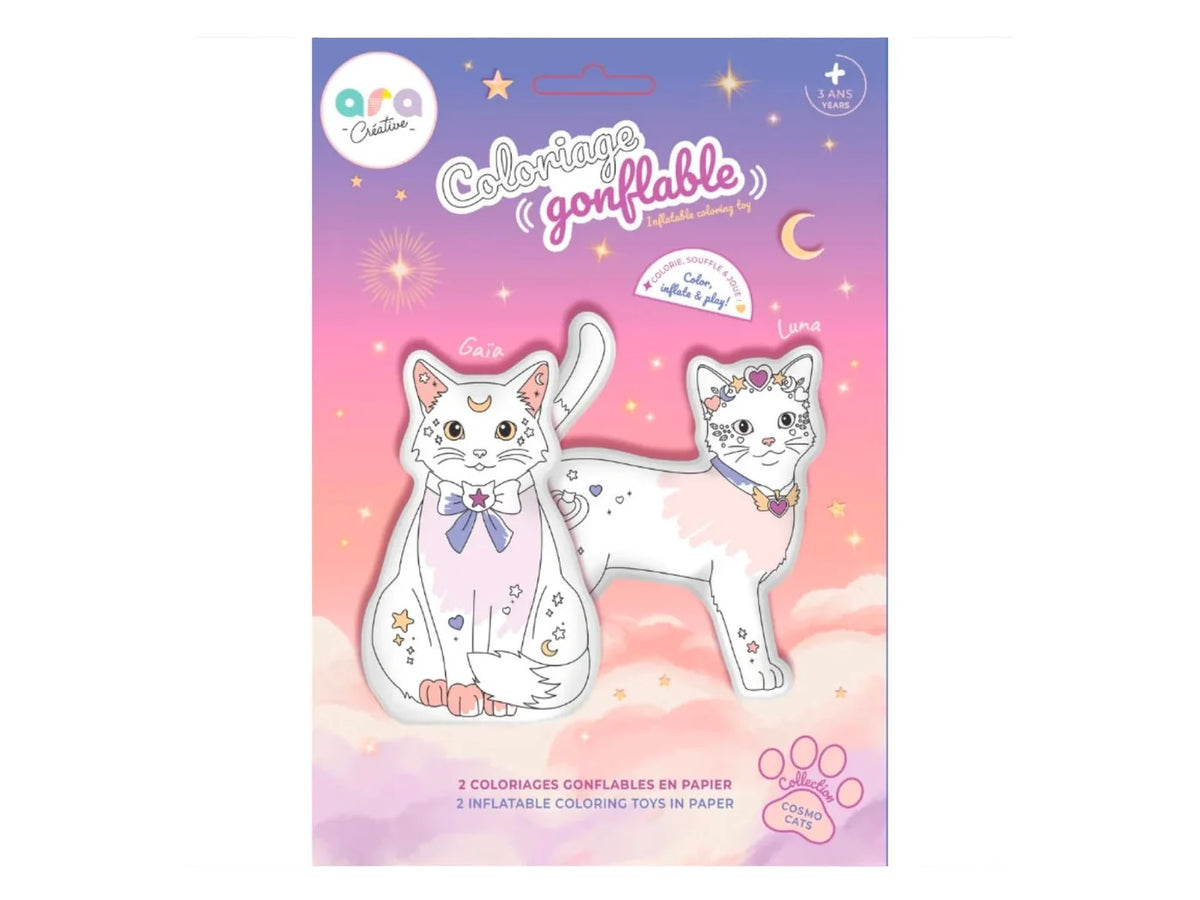 Coloriages gonflables Cosmo Cats
