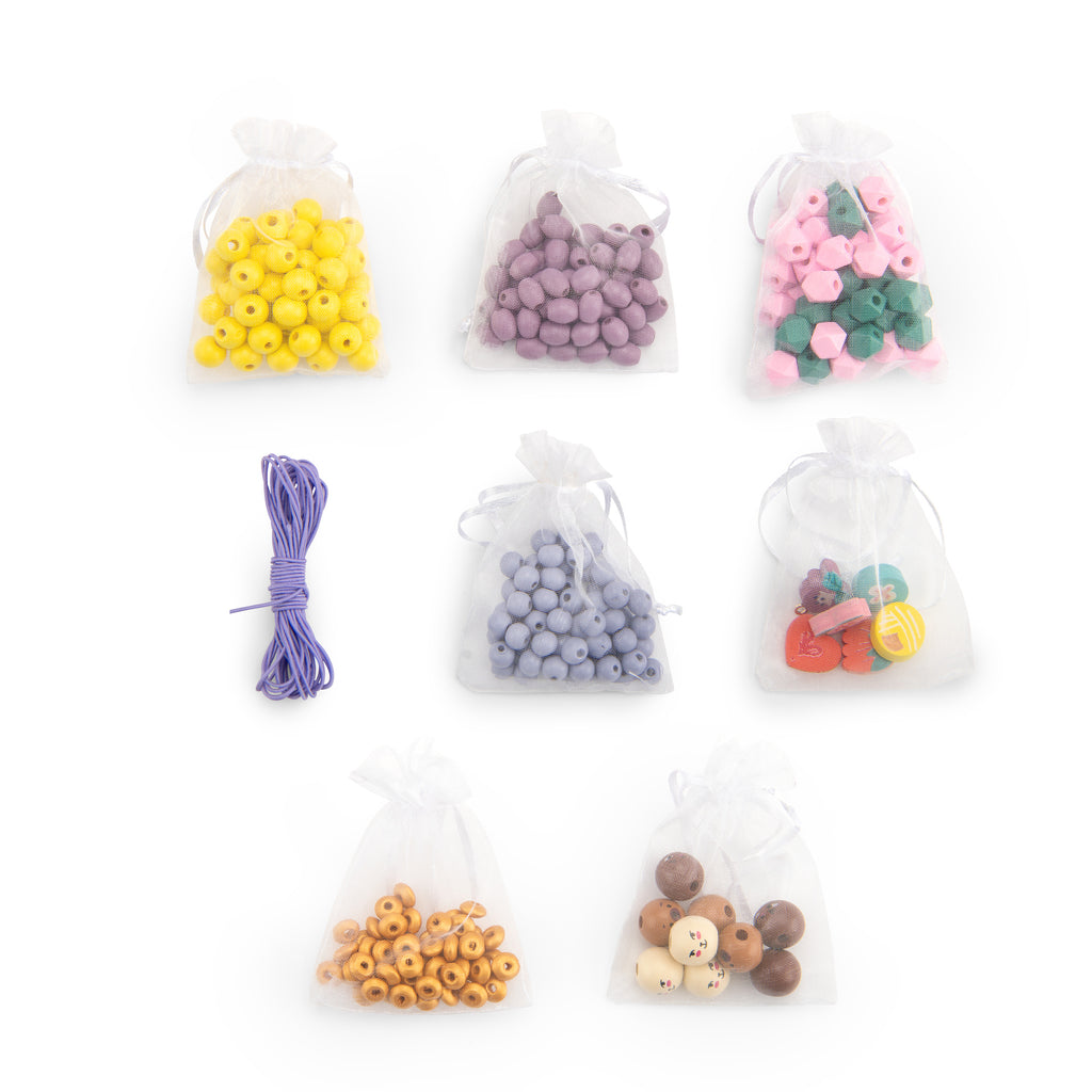 Coffret perles en bois | Les Minouchkas