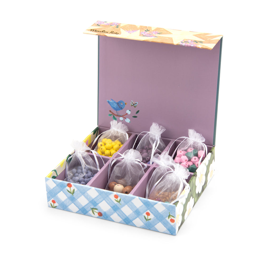 Coffret perles en bois | Les Minouchkas