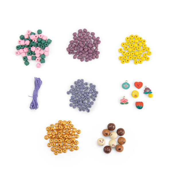 Coffret perles en bois | Les Minouchkas