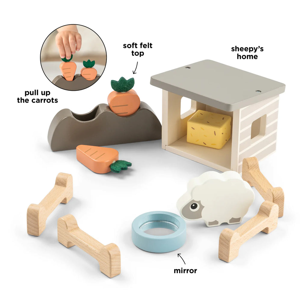 Coffret de jeu Tiny farm - Sheepy - multicolore