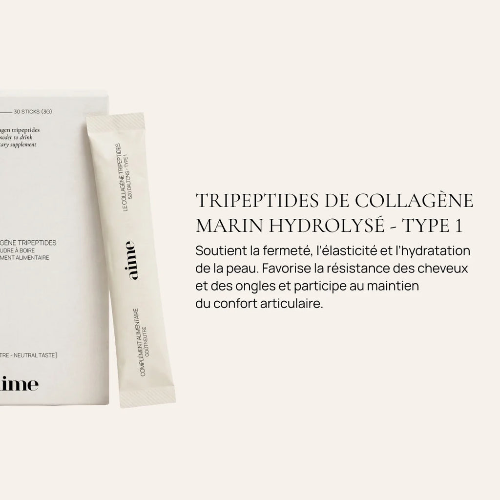Le collagène tripeptides neutre - 30 sticks