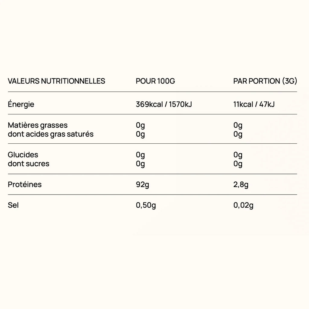 Le collagène tripeptides neutre - 30 sticks