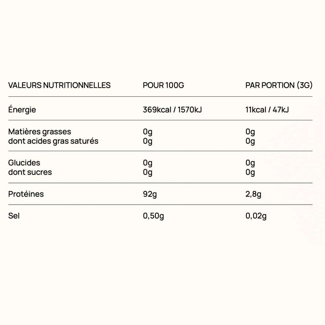 Le collagène tripeptides neutre - 30 sticks