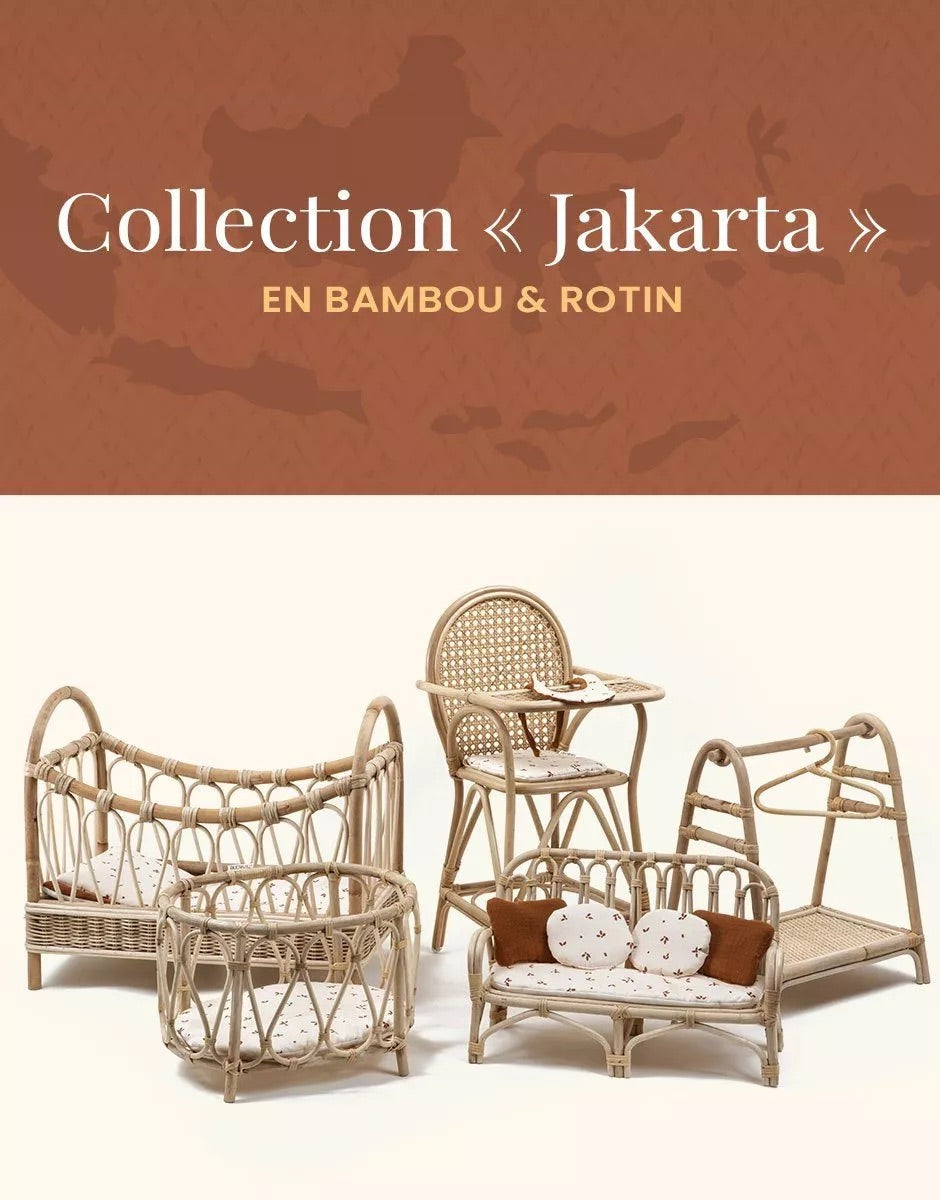 Jakarta – Table à langer Jimbaran et sa garniture Clochette