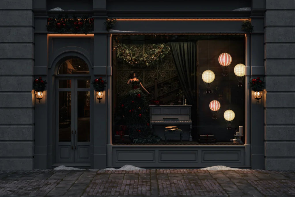 MOYENNE MONTGOLFIÈRE ÉCLAIRÉE LED - Étoiles