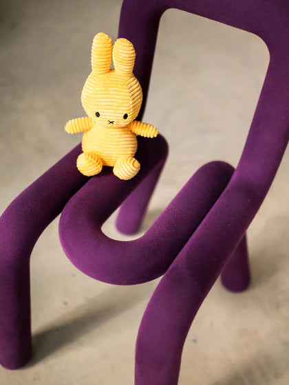 Miffy ECO Velours Côtelé 23cm -  Jaune