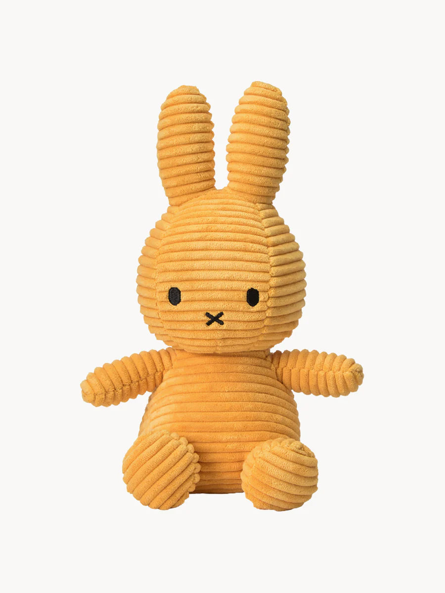 Miffy ECO Velours Côtelé 23cm -  Jaune