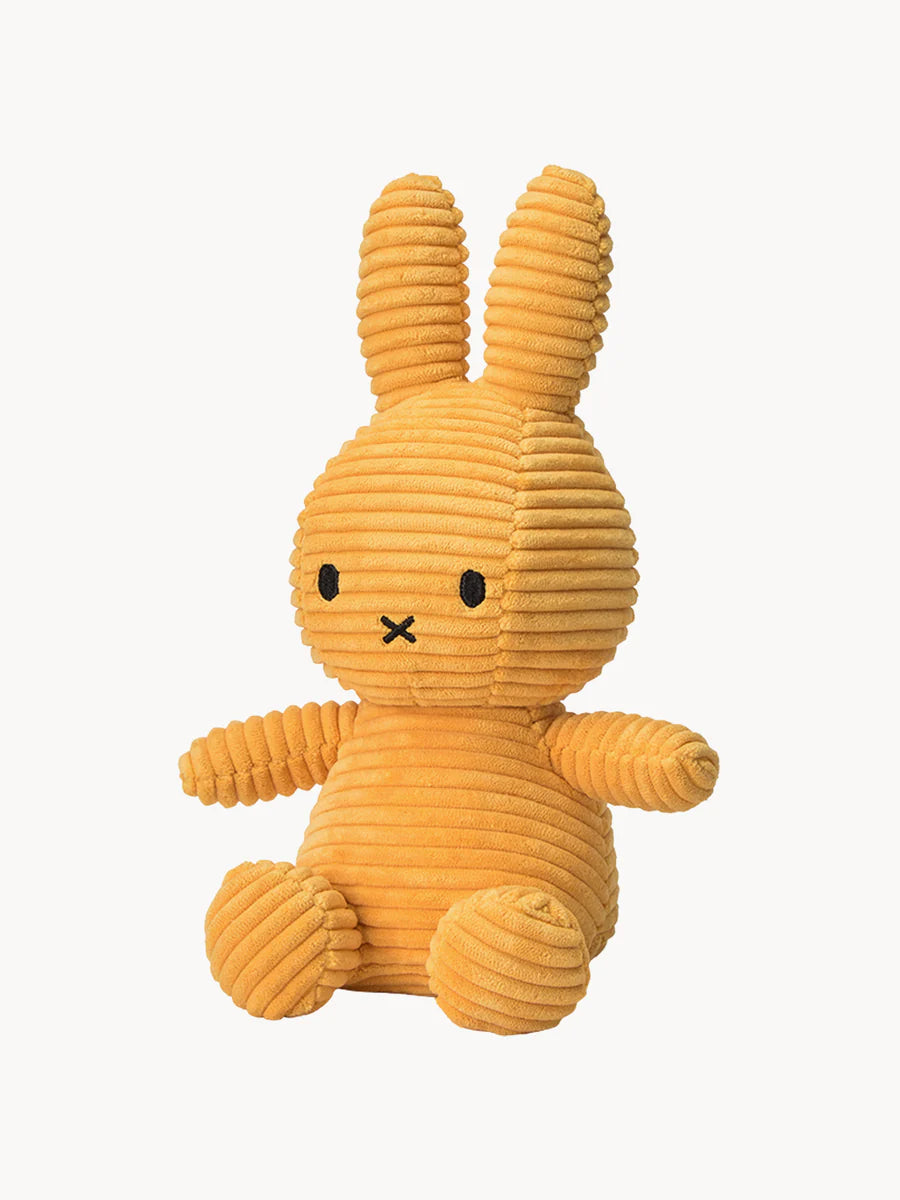 Miffy ECO Velours Côtelé 23cm -  Jaune