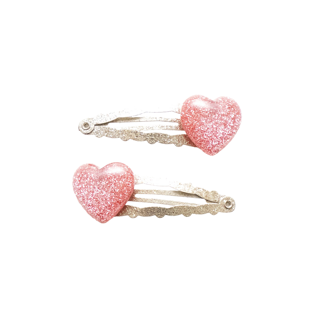 Duo Barrettes Premium Enfant - Sparkle Eclats de Coeurs - YUKO B