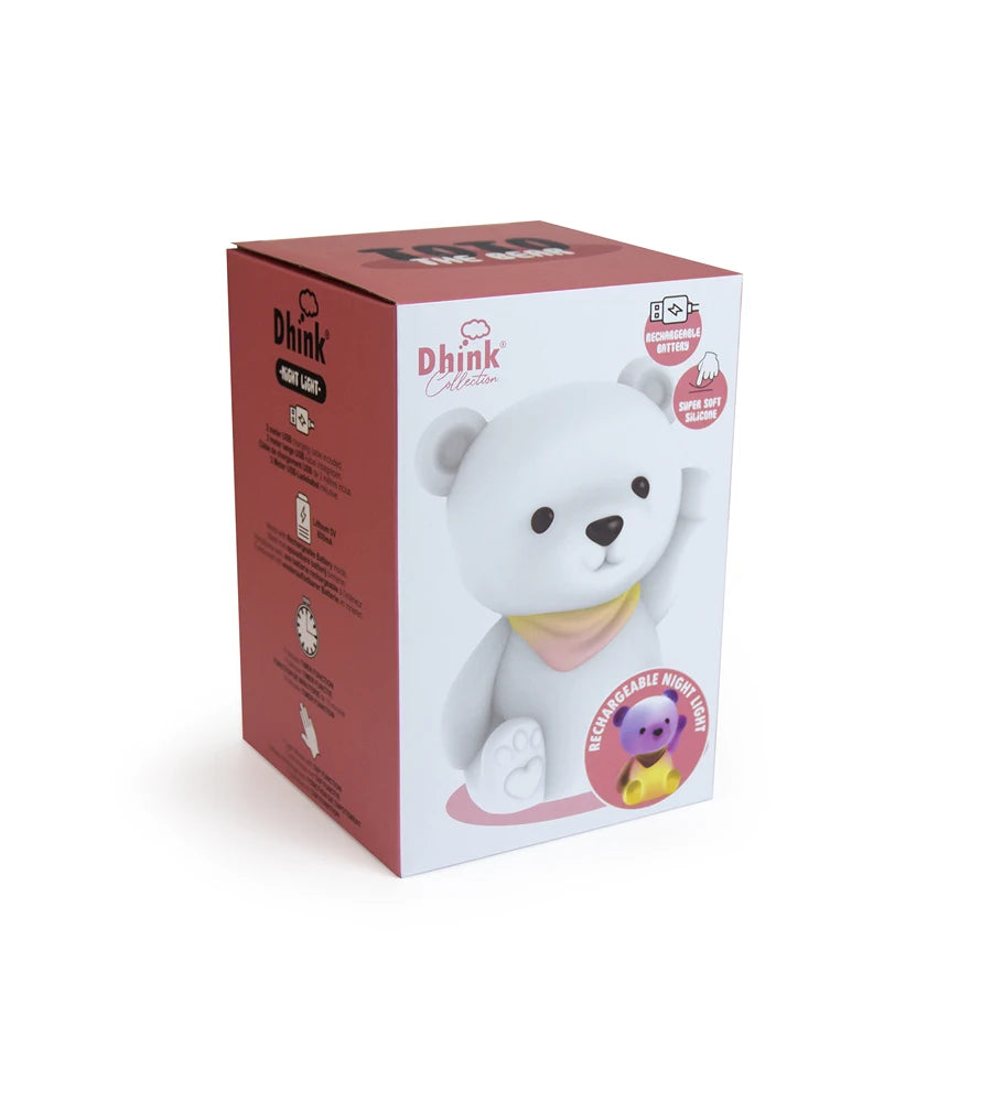 Veilleuse souple Toto l'ourson rechargeable - DHINK