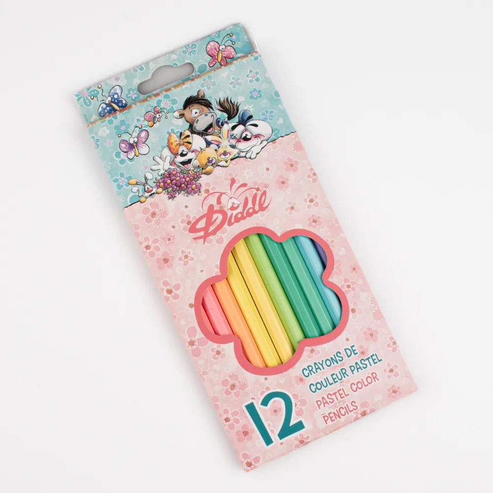 Boite de 12 crayons de couleur Diddl