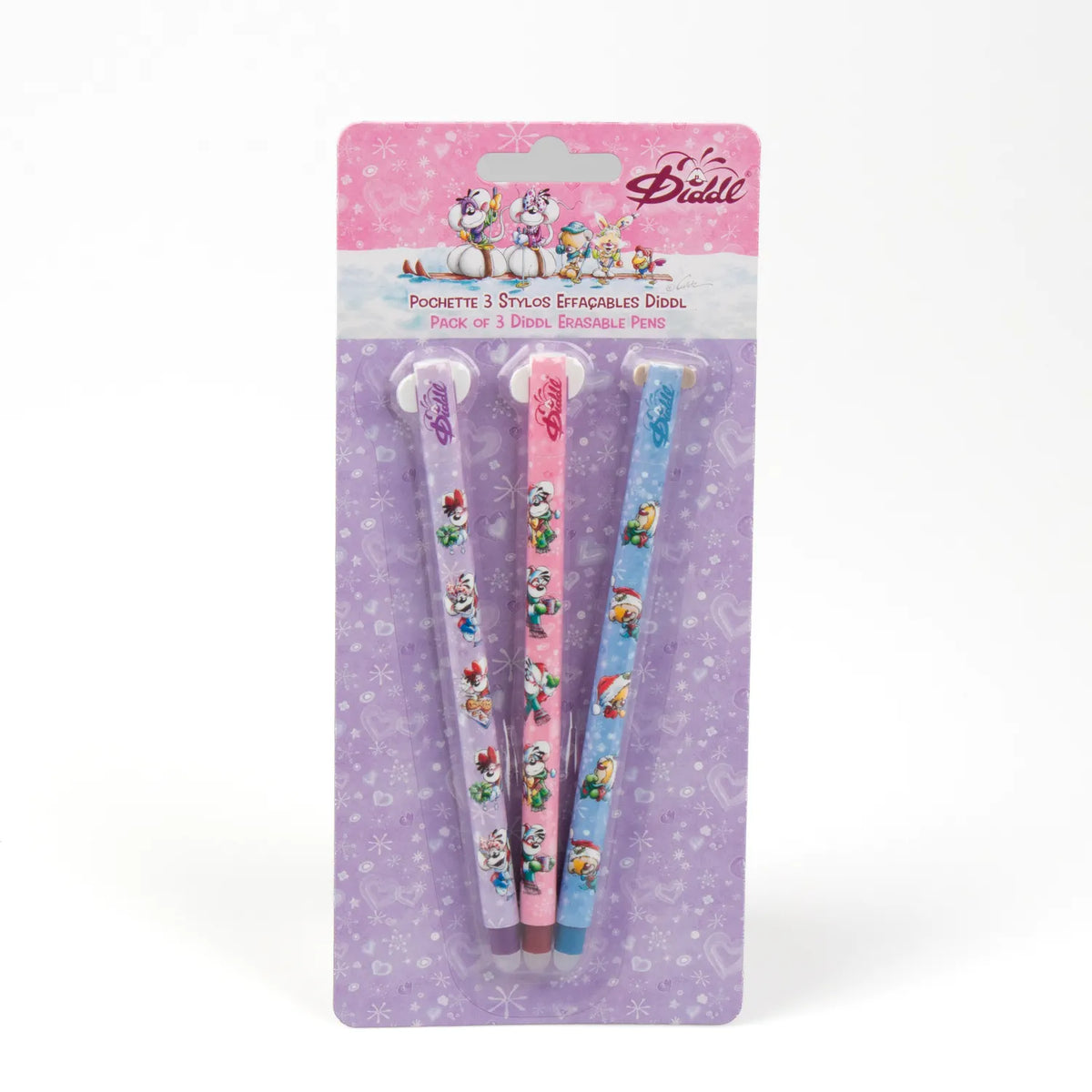 Pochette 3 Stylos effaçable Diddl