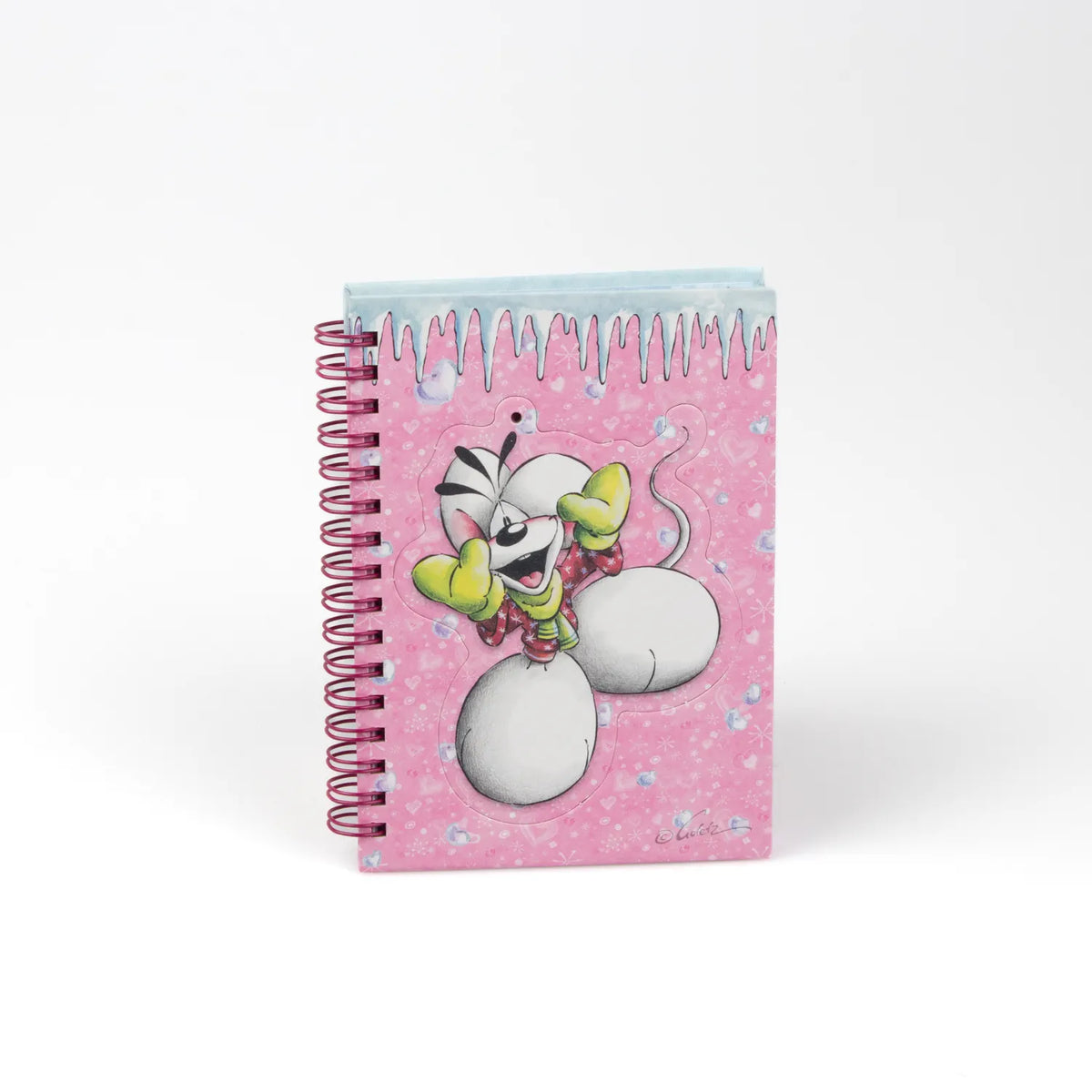 Carnet A6 silhouette de Noël détachable Diddl