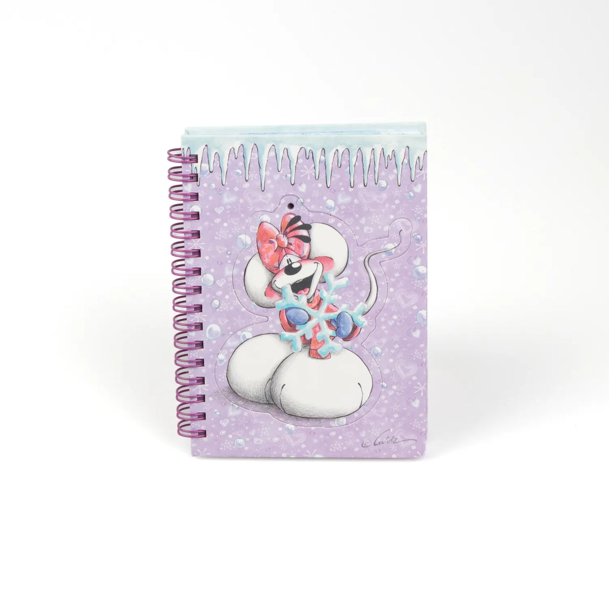 Carnet A6 silhouette de Noël détachable Diddl
