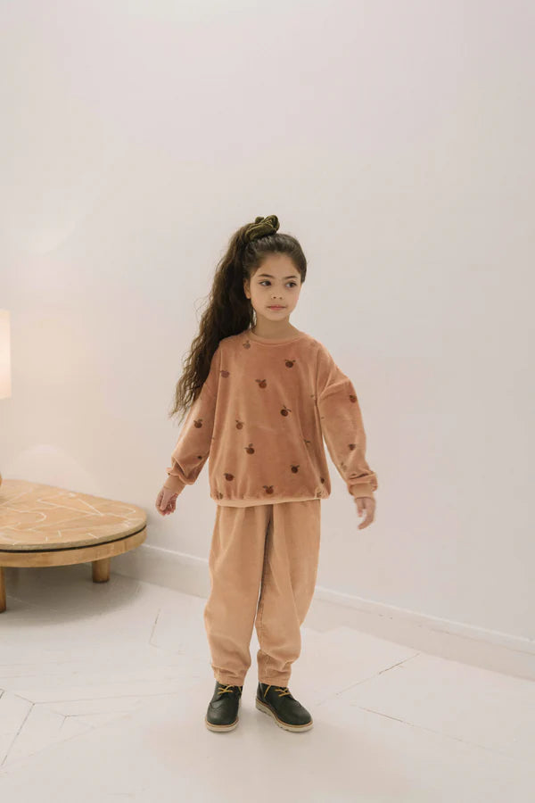 Sweatshirt Bart - Vieux rose pommes