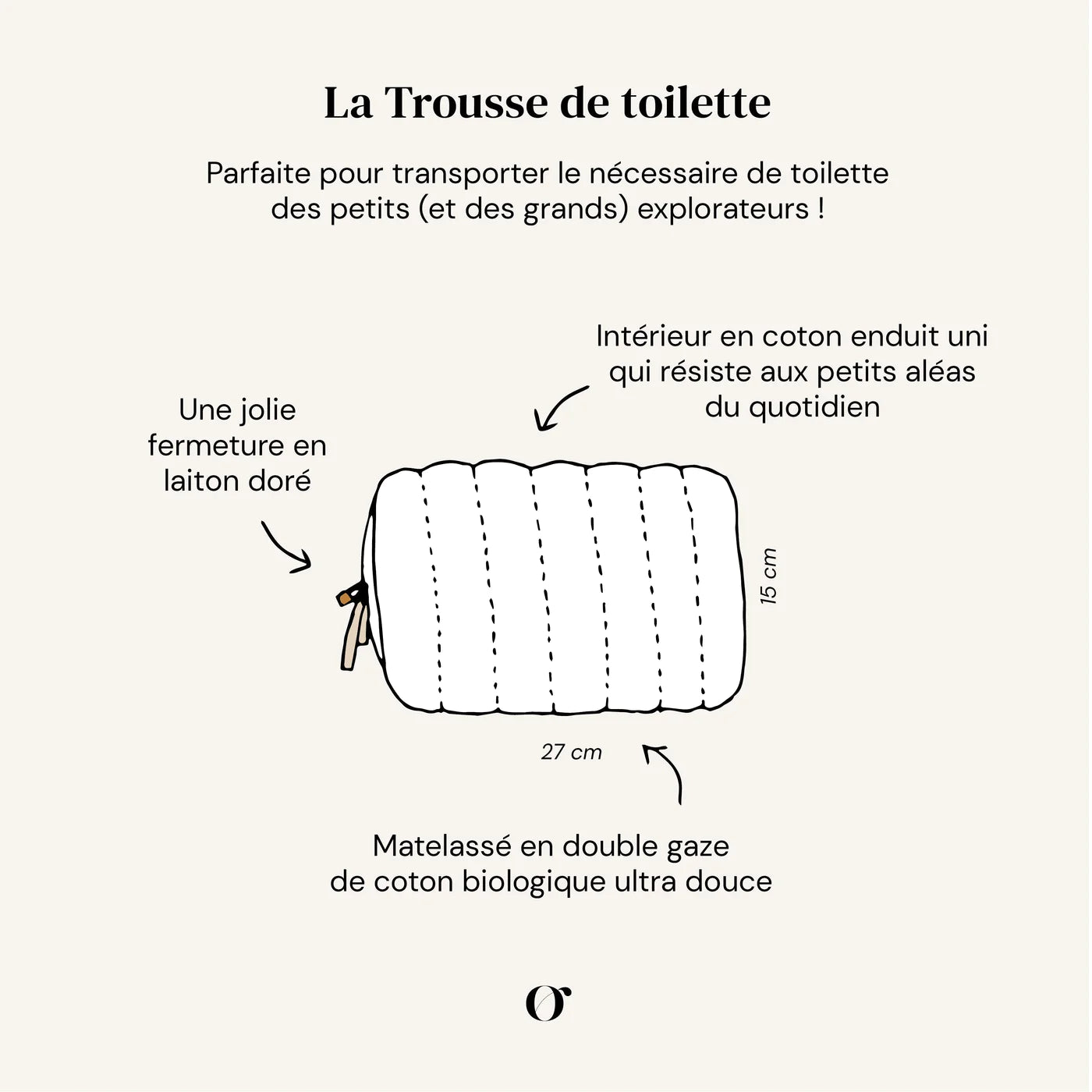 TROUSSE DE TOILETTE - HYDRA