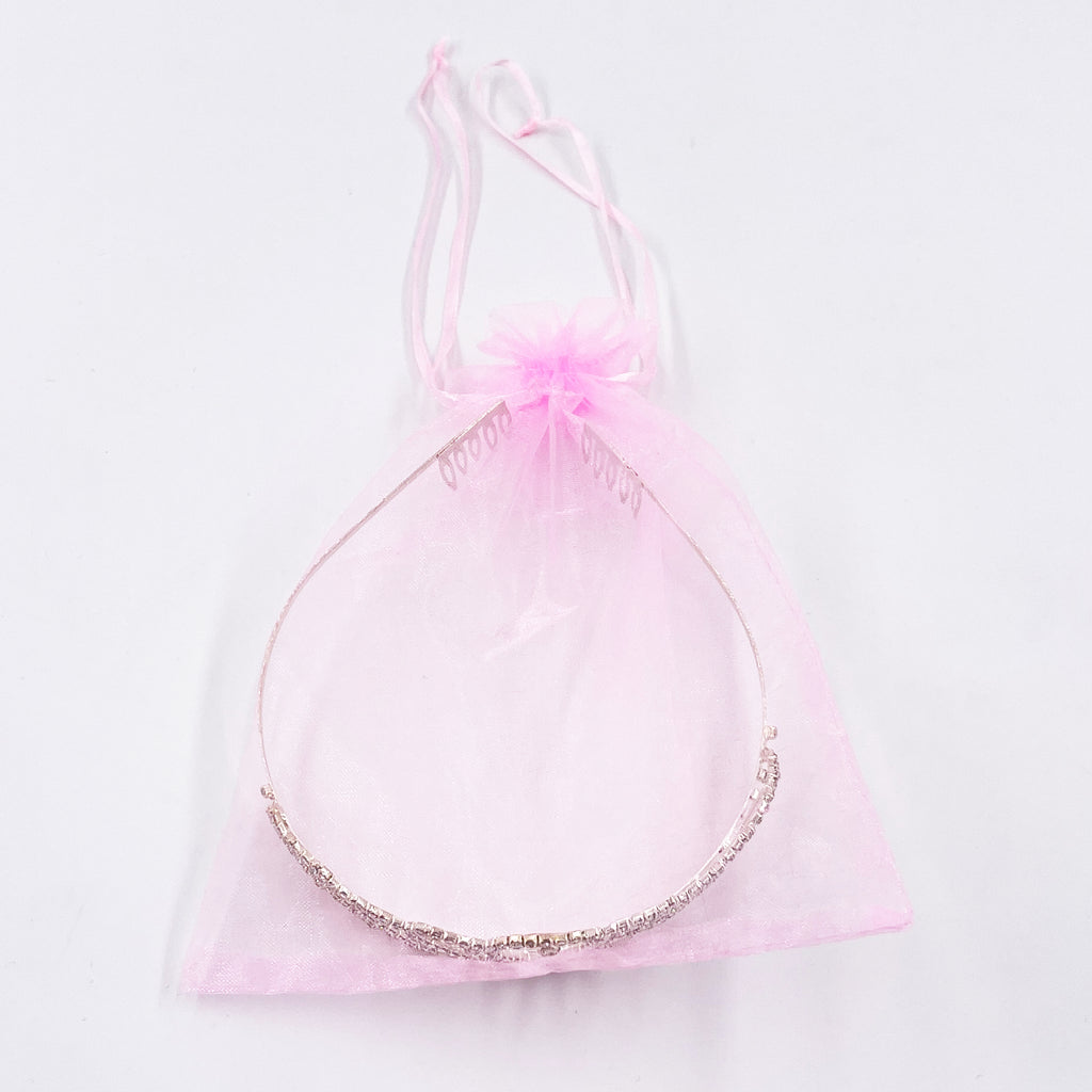 Diadème - Perles en sachet organza
