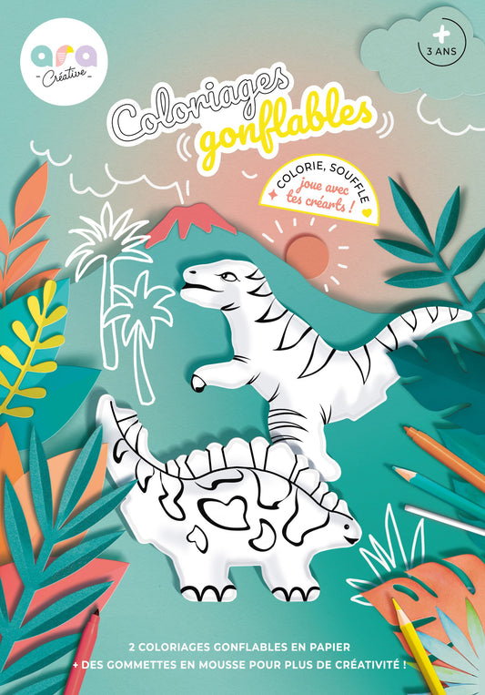 Coloriages gonflables Dinos