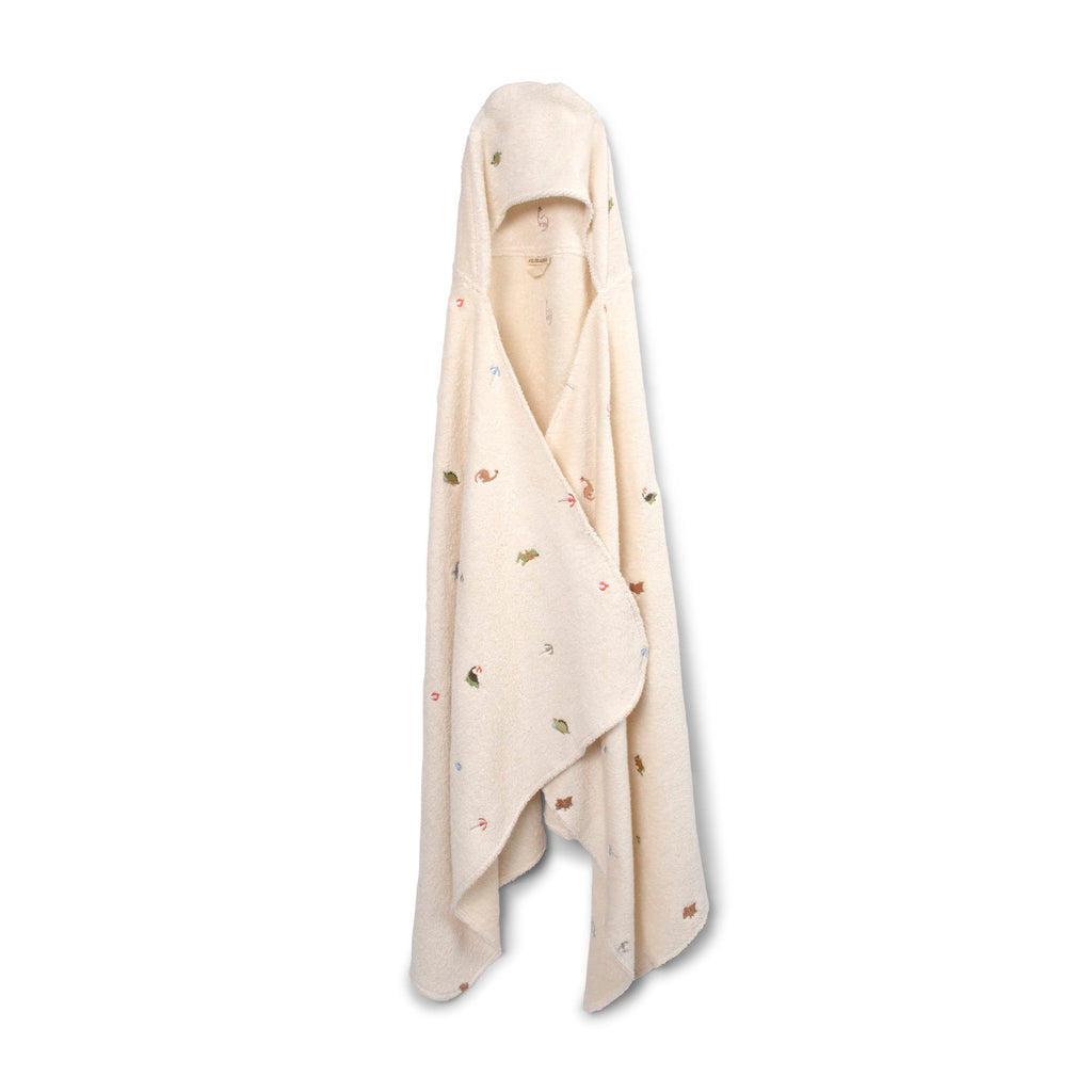 Serviette à capuche brodée GOTS - Dino Beach