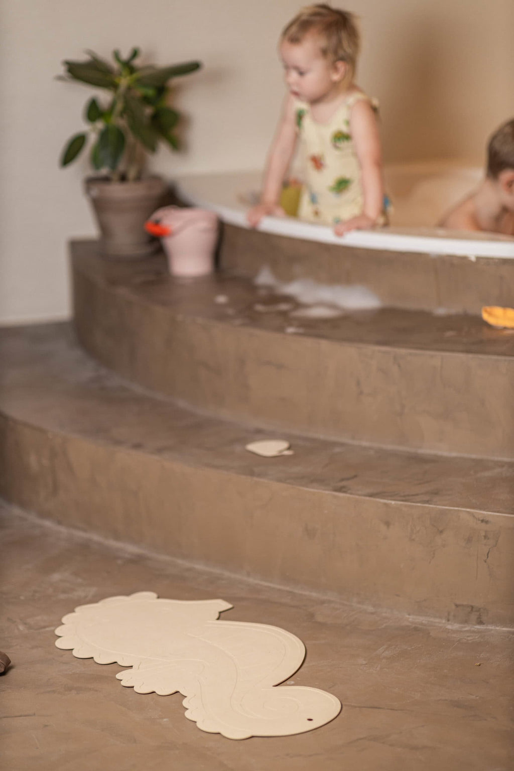 Tapis de bain en silicone - Hippocampe